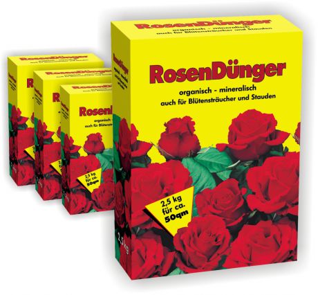 Rosendnger 4 x 2,5kg 10kg Rosen Dnger