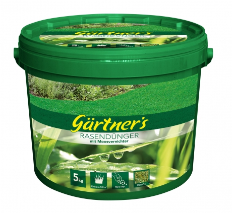 Gärtners Rasendünger u. Moosvernichter 5kg