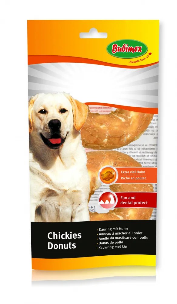 Chickies Donuts Kauringe mit Huhn Ø10cm 150g