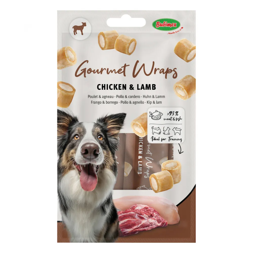 Gourmet Wrap mit Huhn & Lamm, 3 x 10 g Beutel