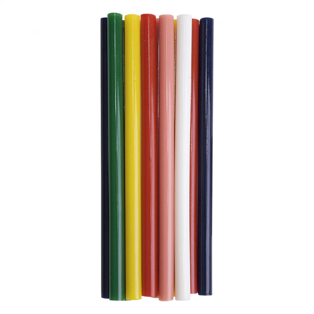 12 Heißklebesticks 11.2mm x 20cm farbig