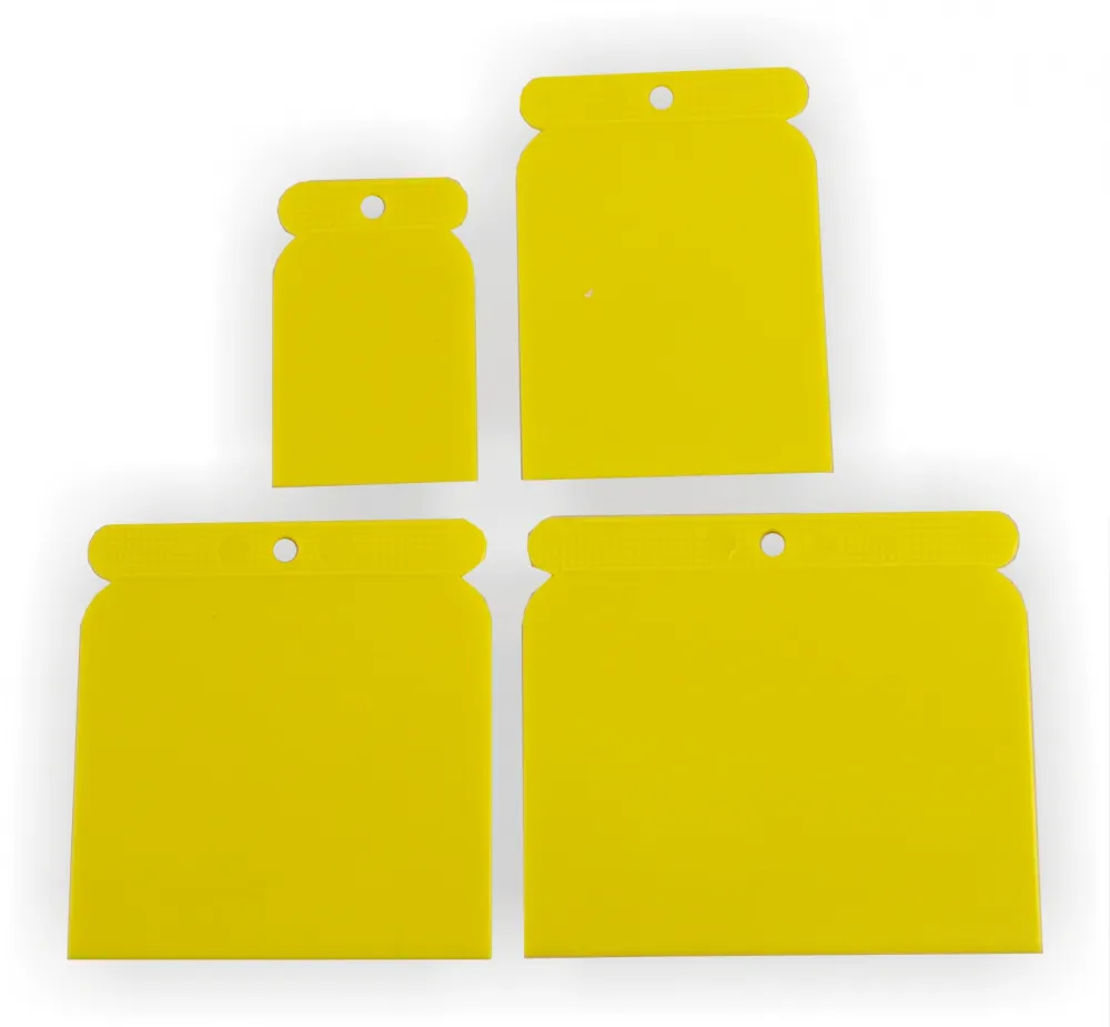 4-tlg Kunststoff-Spachtel-Set