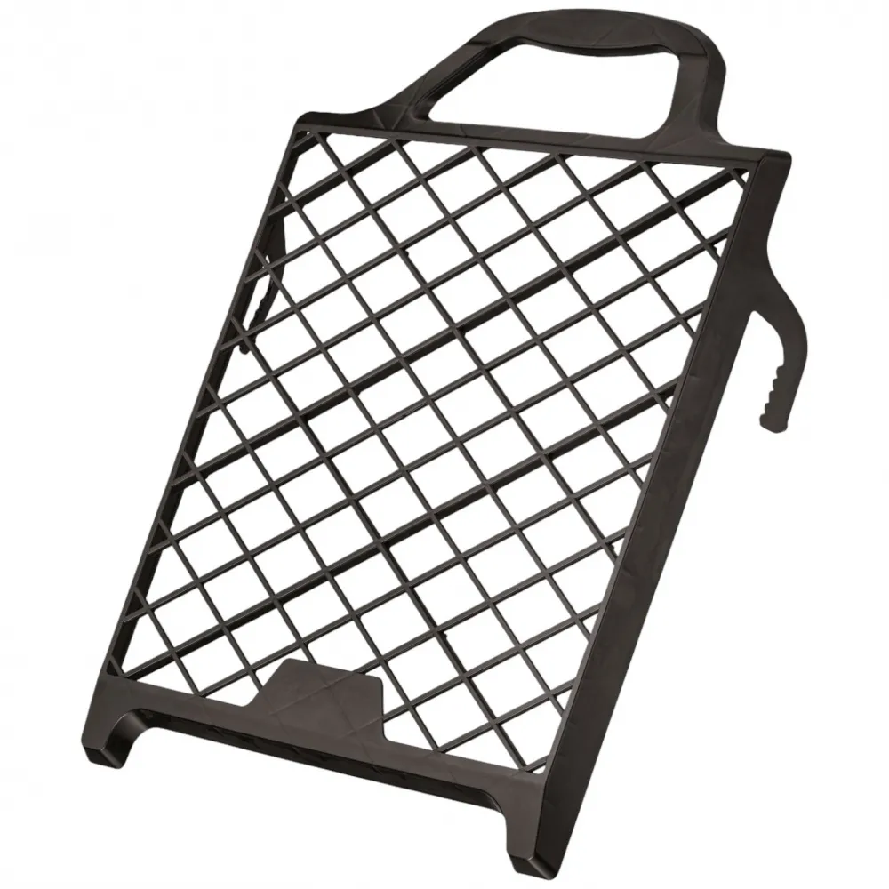 Abstreifgitter 27x29 cm Kunststoff schwarz