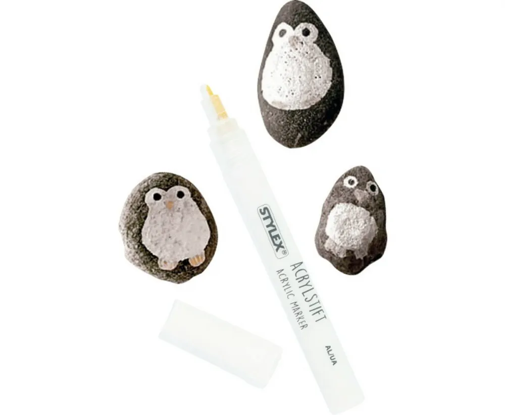 Acrylstift Jumbo weiß 1 Stück