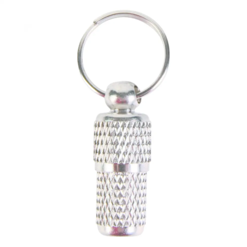 Adressanhänger für das Halsband Chrom