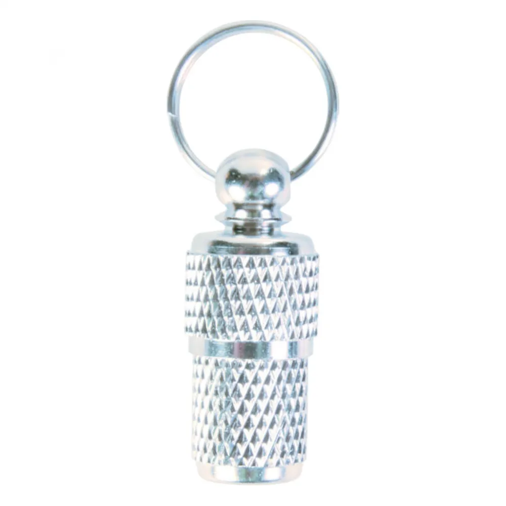 Adressanhänger für das Halsbandgroß Chrom