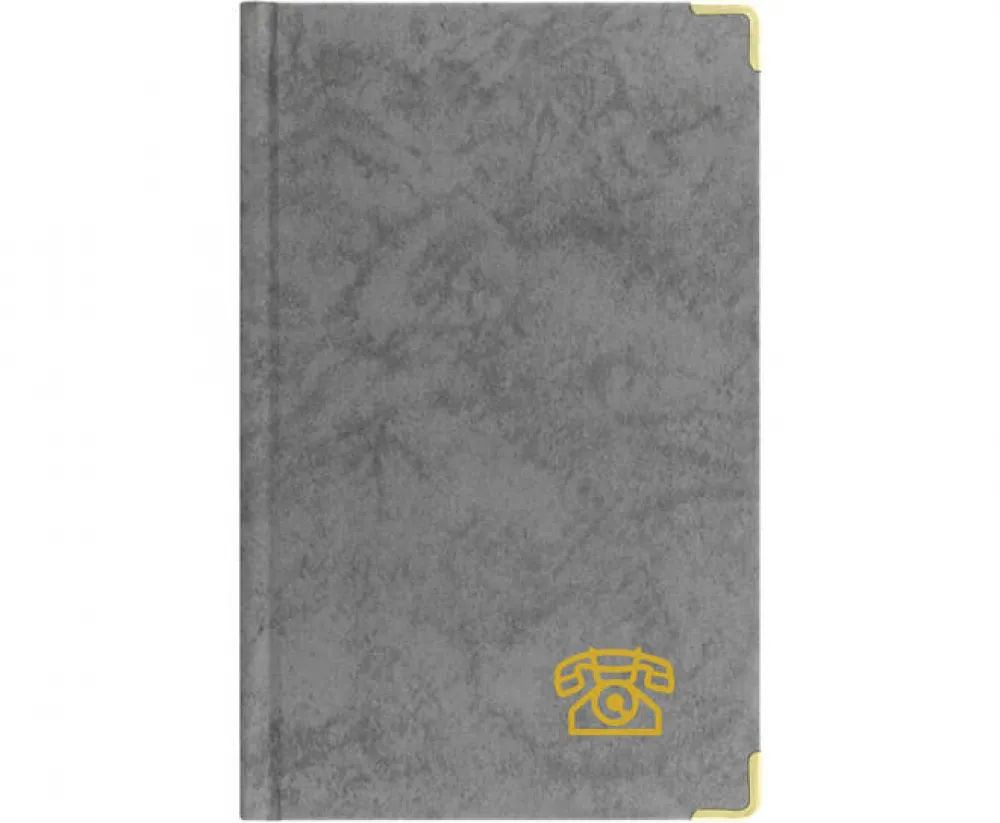 Adress- und Telefonbuch mit Messingecken