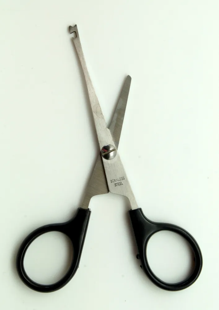 Angelschere m. Hakenlöser 14,5