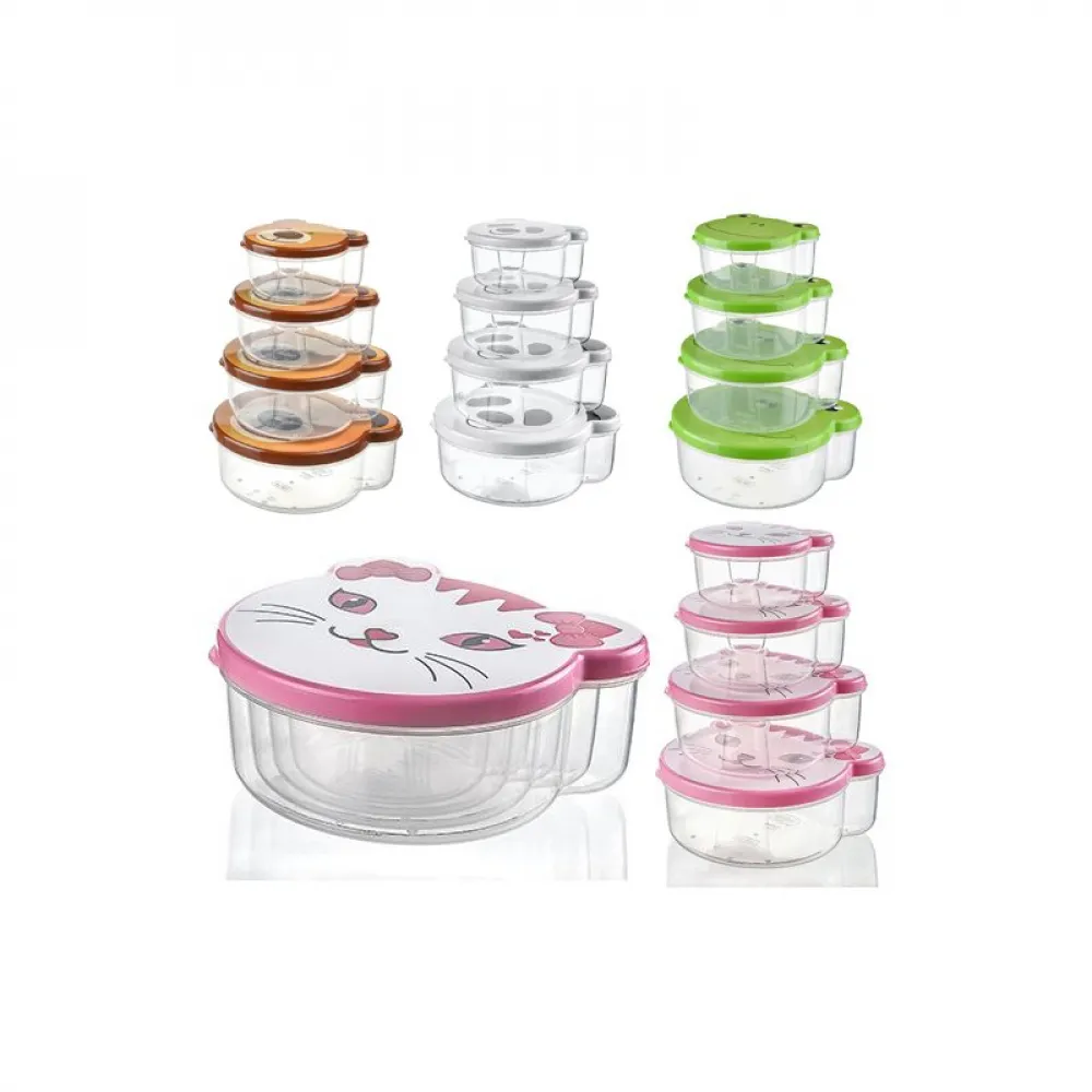 Aufbewahrungs Dosen Set 4 teilig - ANIMAL - (02 0980)