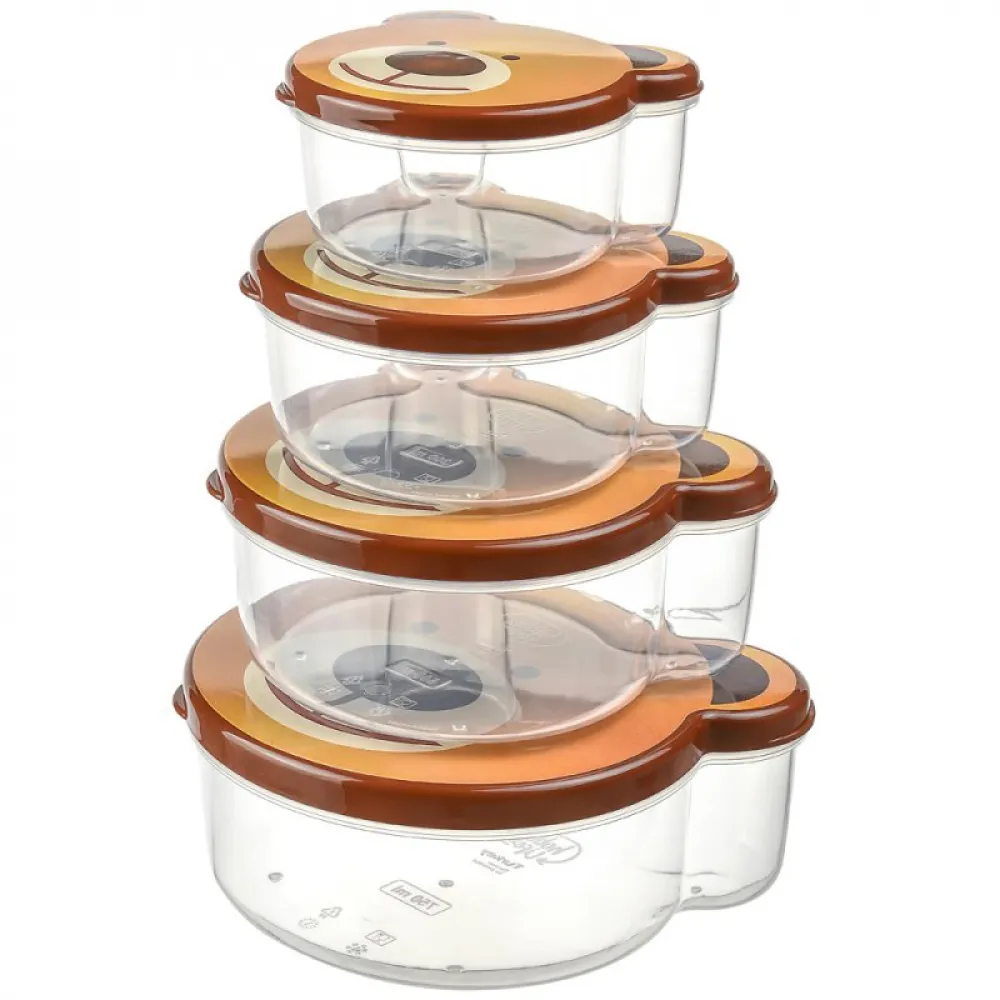 Aufbewahrungs Dosen Set 4 teilig - ANIMAL - (02 0980)