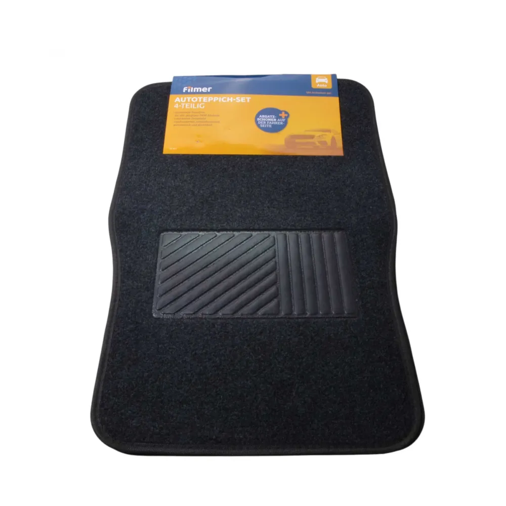 Autoteppich-Set 4 tlg. anthraz
