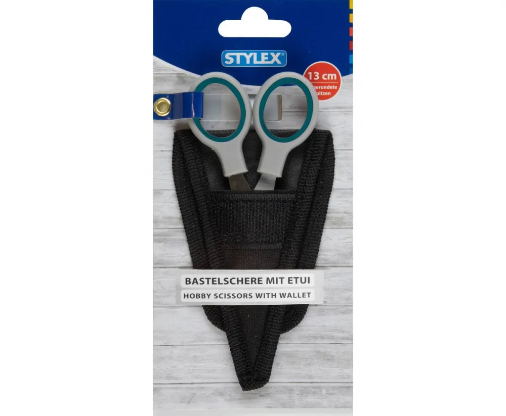 Bastelschere abg. Spitzen im Etui