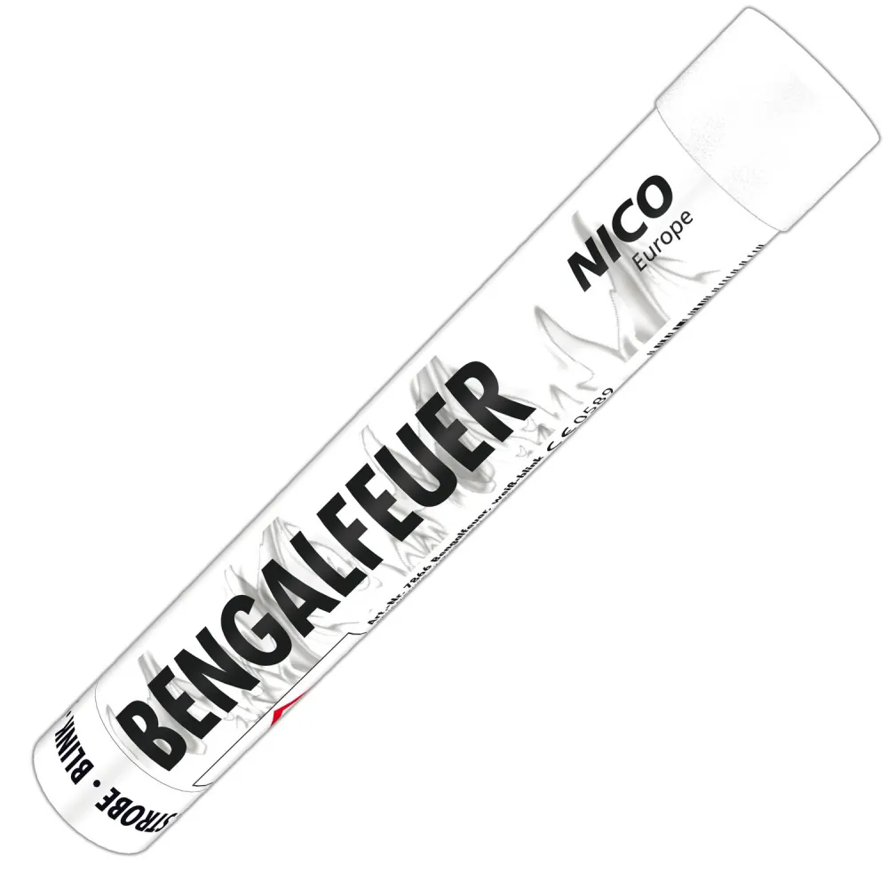Bengalfeuer Weiß Blinkend - Strobo