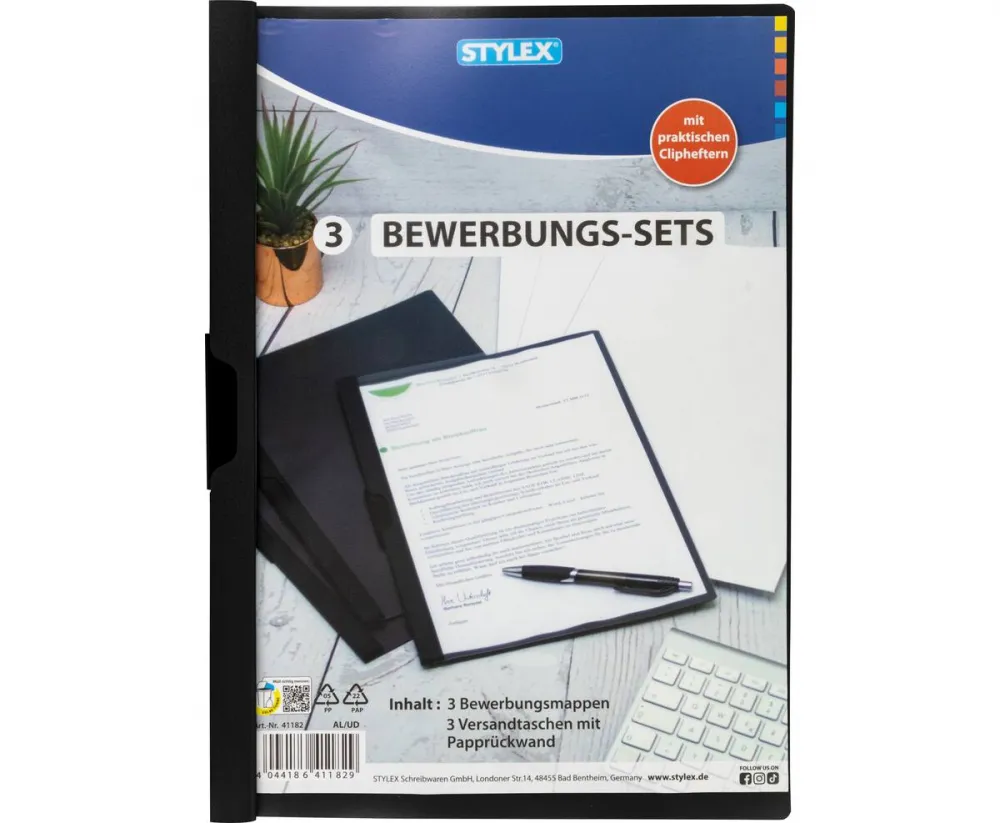 Bewerbungs-Set 3 Stück
