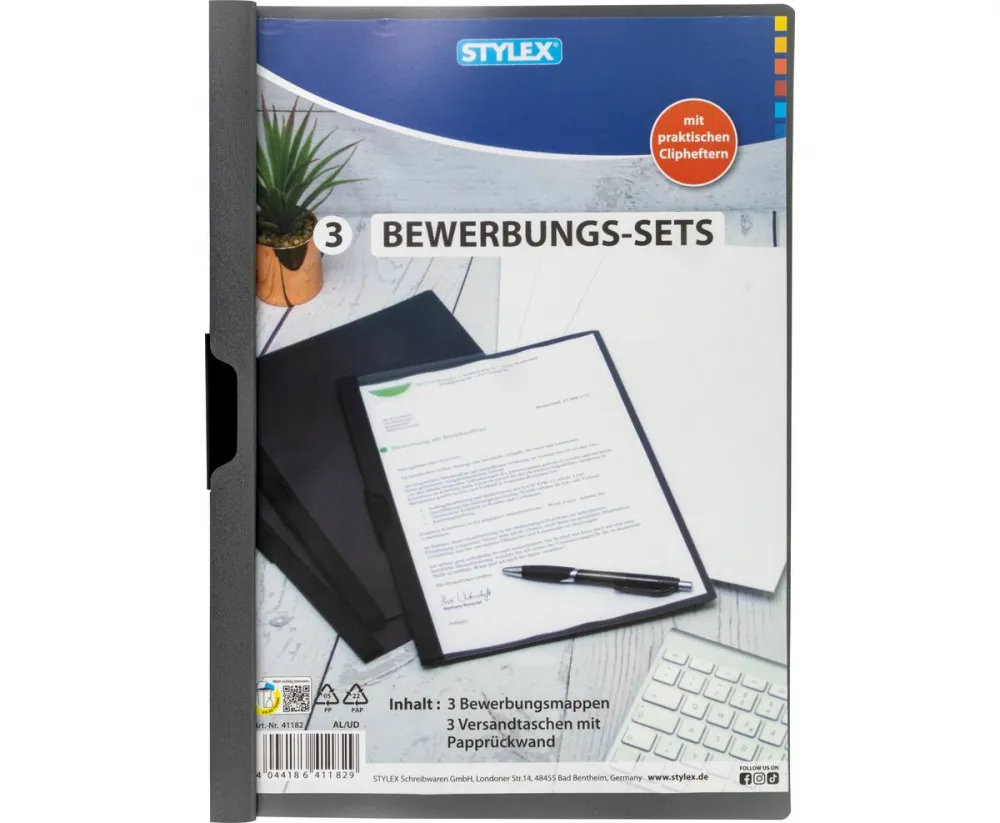 Bewerbungs-Set 3 Stück