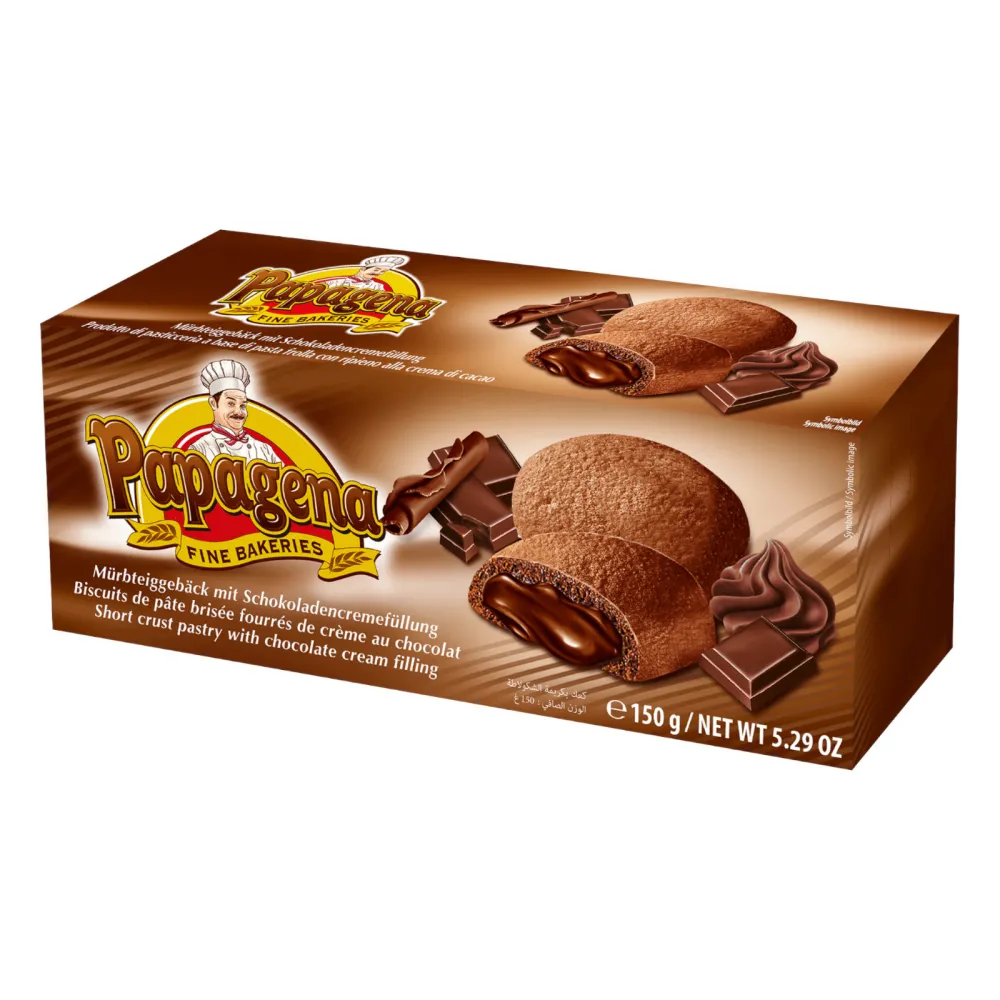 Biscuits mit Schokocremefüllung 150g
