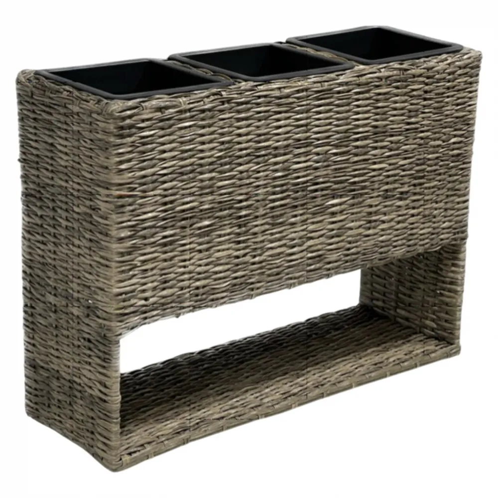 Blumenkasten MELISSA Stahl-Kunststoffgeflecht