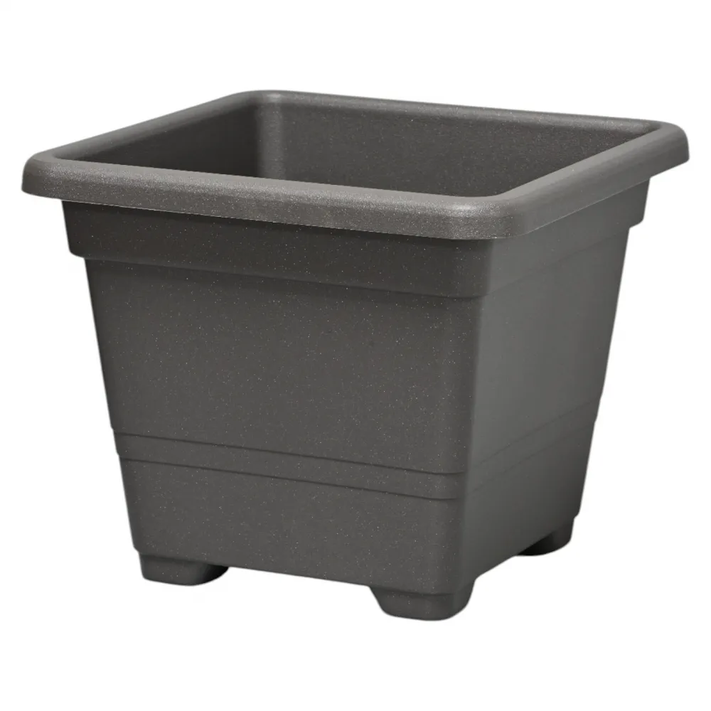 Blumentopf viereckig 18 - 54 cm anthrazit