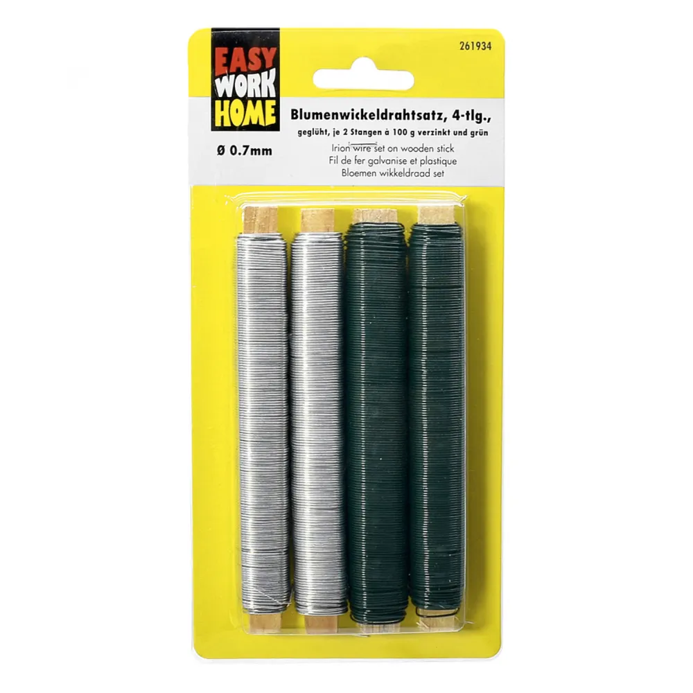 Blumenwickeldraht 4tlg