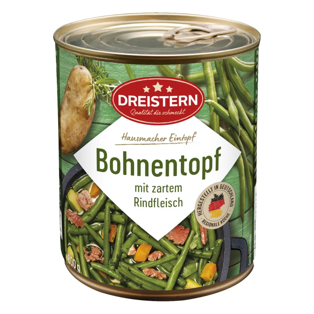 Bohneneintopf mit Rindfleisch 800g