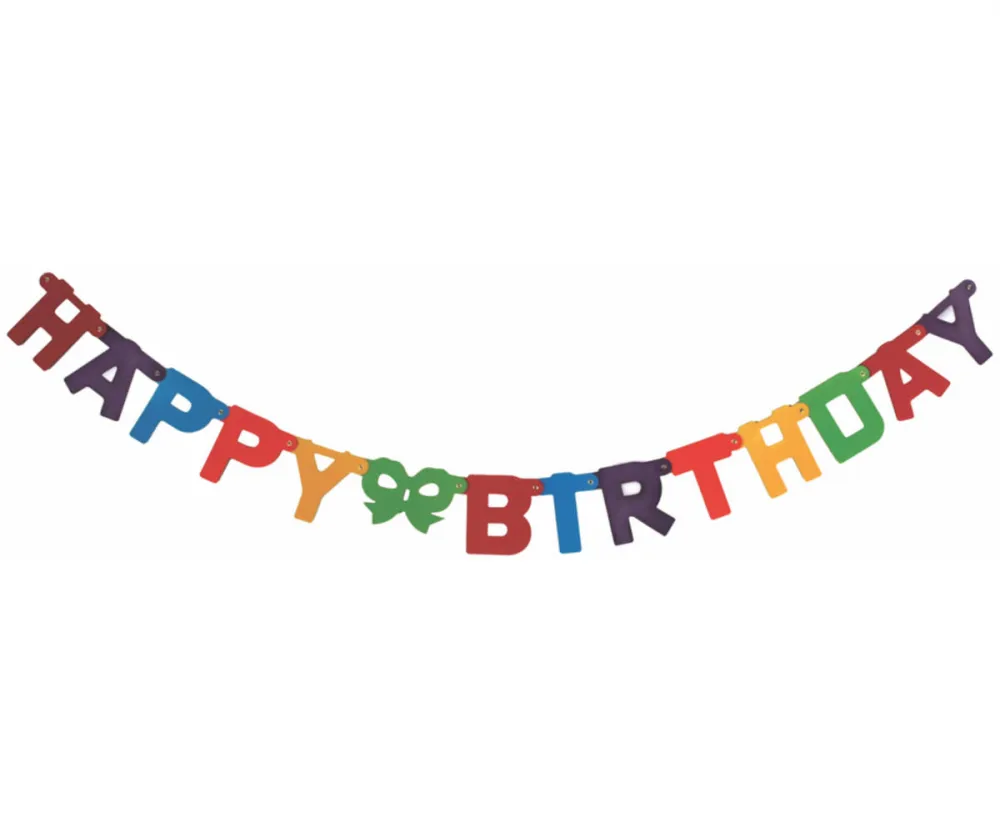 Buchstabenkette Happy Birthday