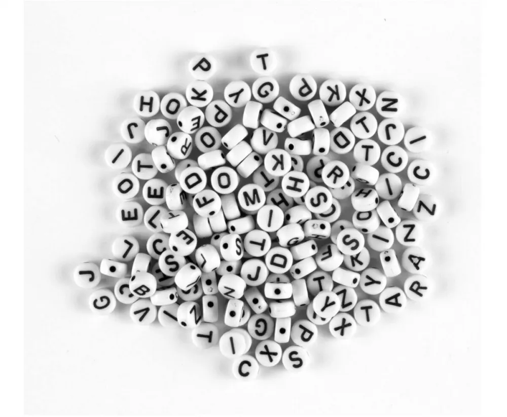 Buchstabenperlen 20g im Polybeutel *NEU*