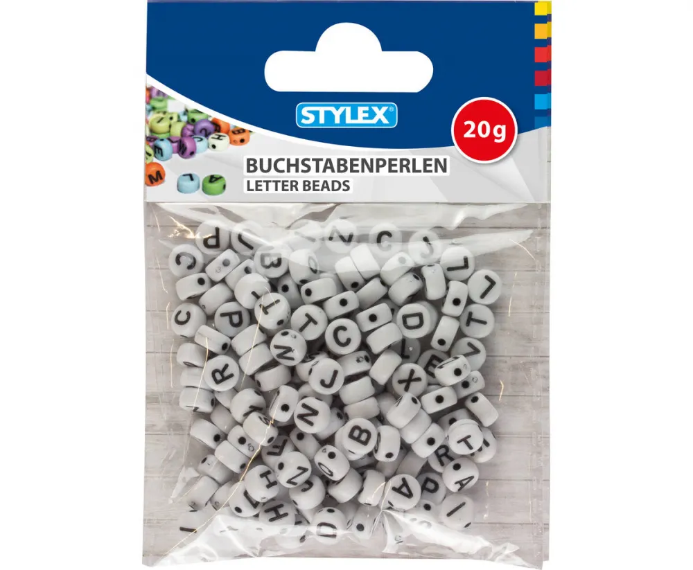 Buchstabenperlen 20g im Polybeutel *NEU*
