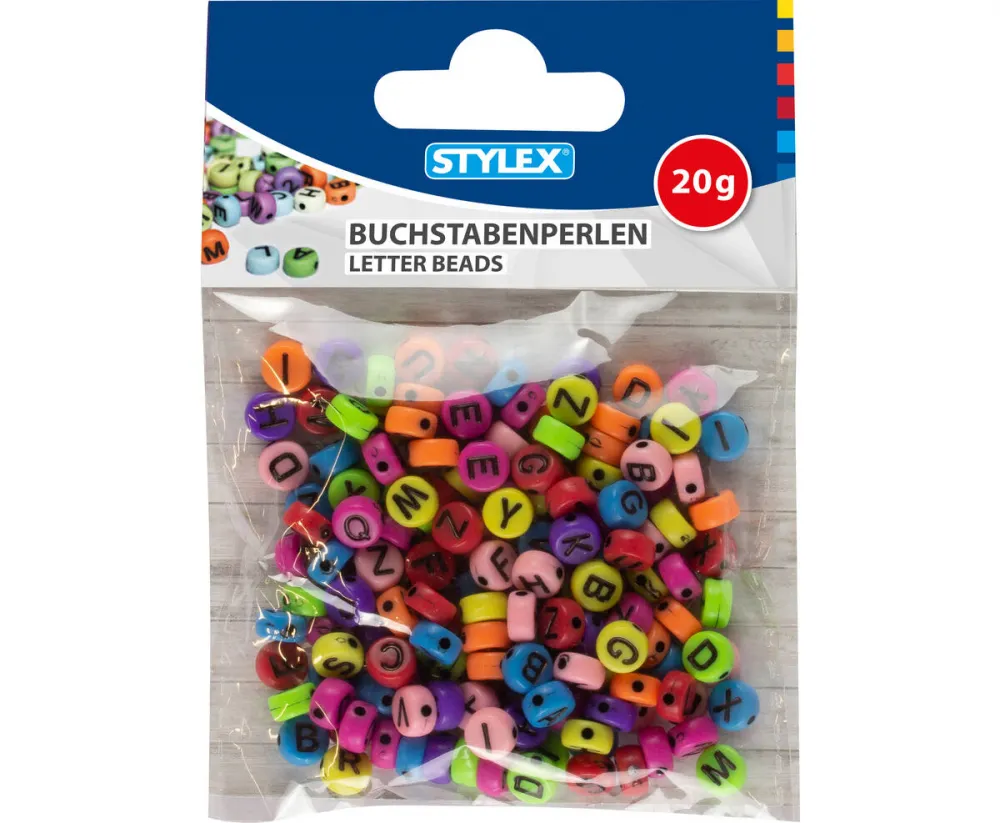 Buchstabenperlen 20g im Polybeutel *NEU*