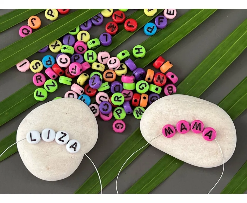 Buchstabenperlen 20g im Polybeutel *NEU*