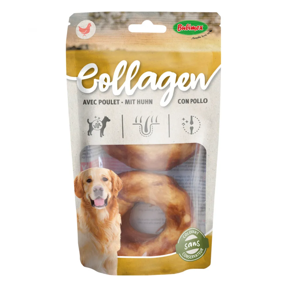 Collagen Kaudonuts mit Huhn 150g/ 2x10cm