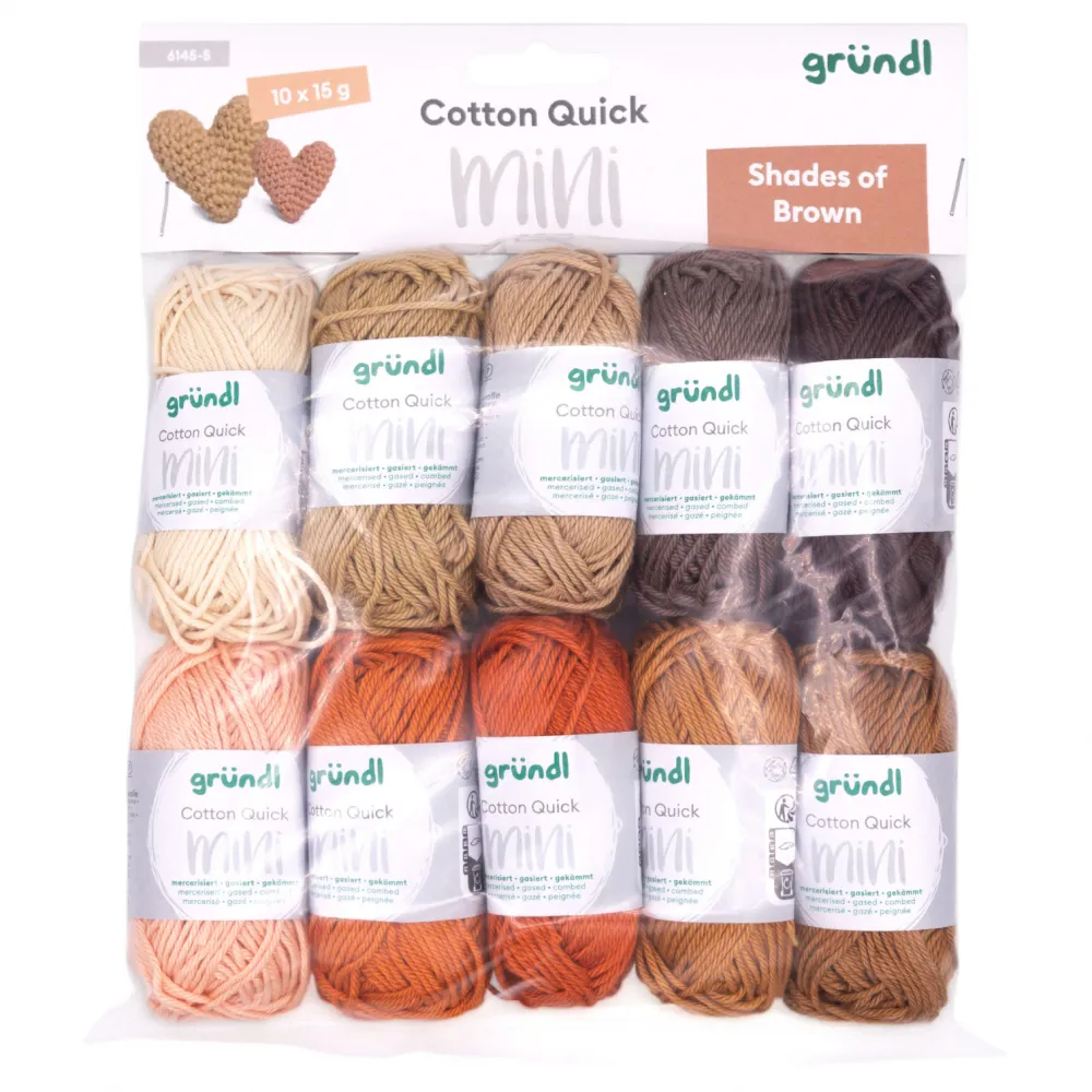 Cotton Quick Braun-Töne 10x15g