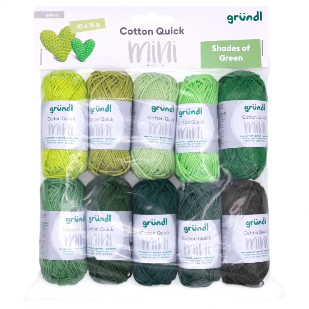Cotton Quick Grün-Töne 10x15g