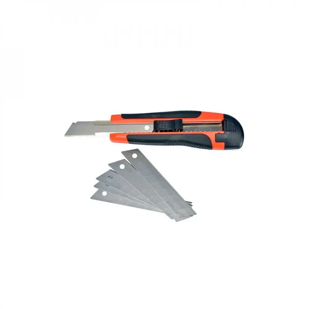 Cuttermesser mit 5 Ersatzklingen