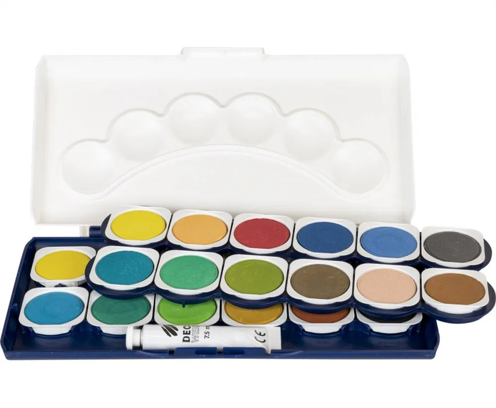 Deckfarbkasten 24 Farben