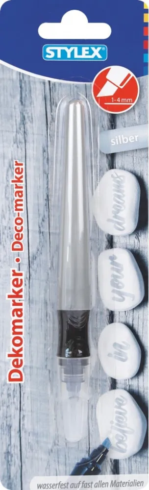 Deko-Permanentmarker silber wasserfest