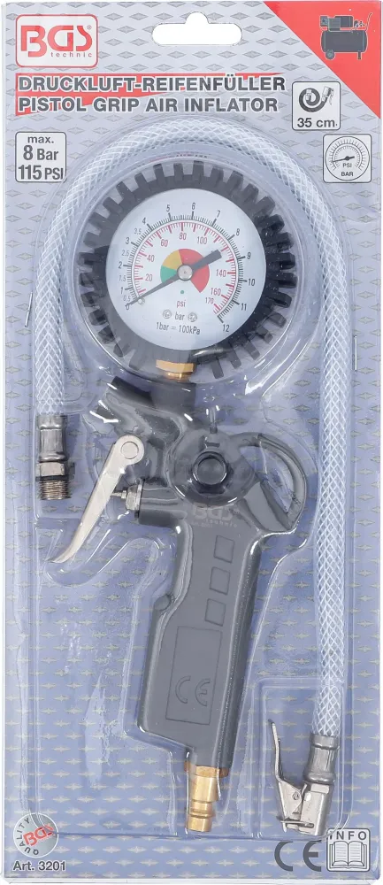 Druckluft-Reifenfüller