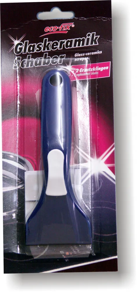 ecofix glaskeramik Schaber inkl. 2 Ersatzklingen