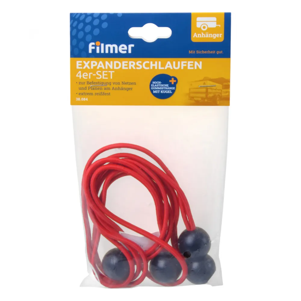 Expanderschlaufen 4er-Set mit Kugeln