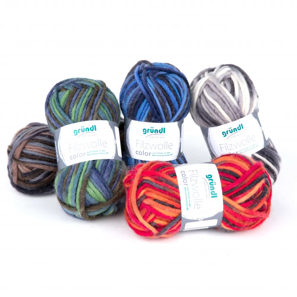 Filzwolle color 50g