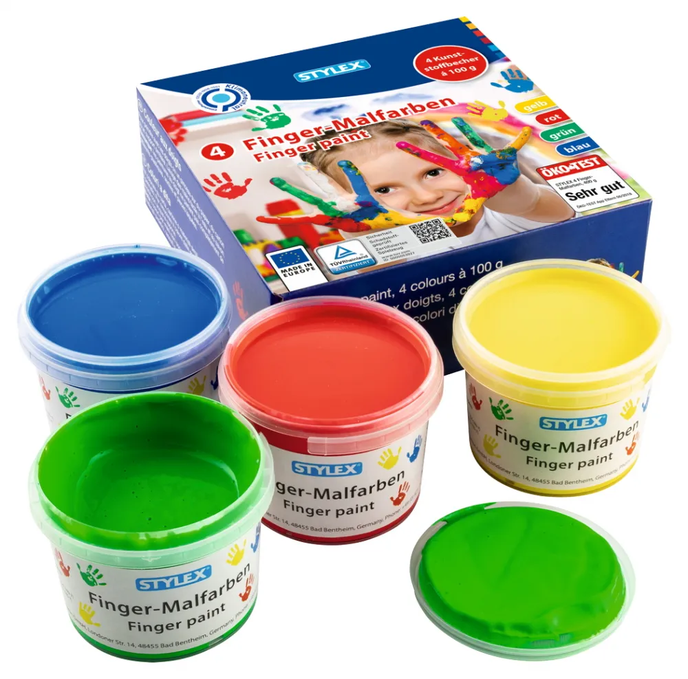 Fingerfarben 4 x 100 ml