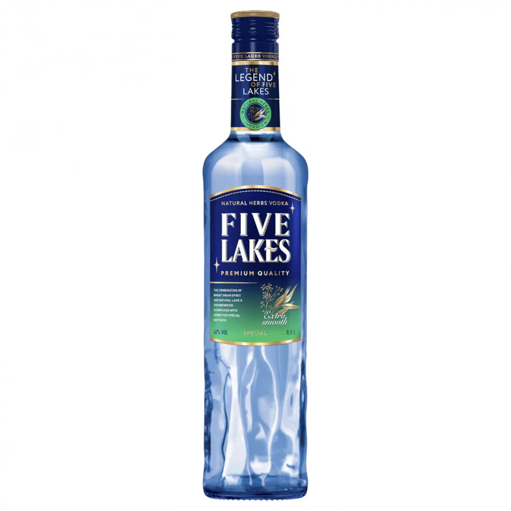 FiveLakes Special Vodka, 40 % vol 500g