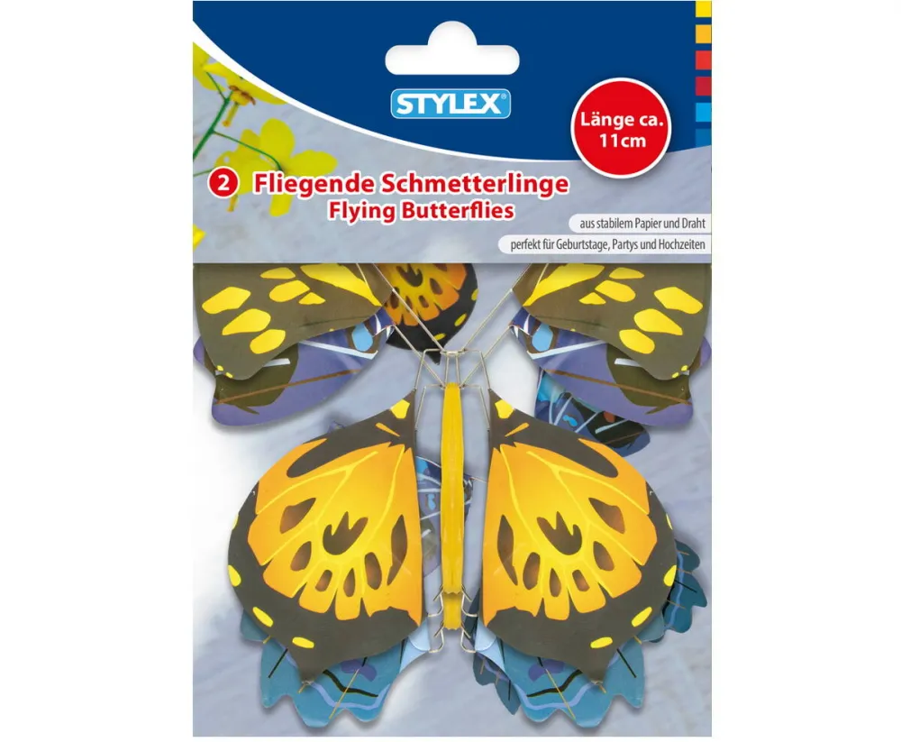 Fliegende Schmetterlinge 2 Stück *NEU*
