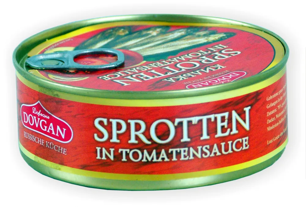DOVGAN Kilka Sprotten in Tomatensauce 240g