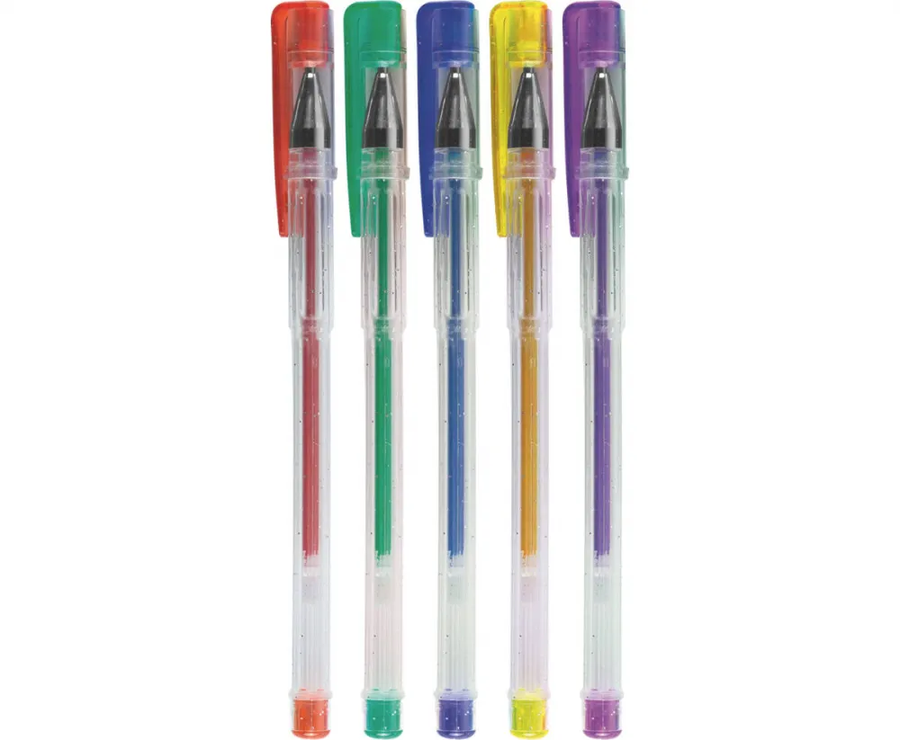 Gelschreiber Glitter 5 Stück