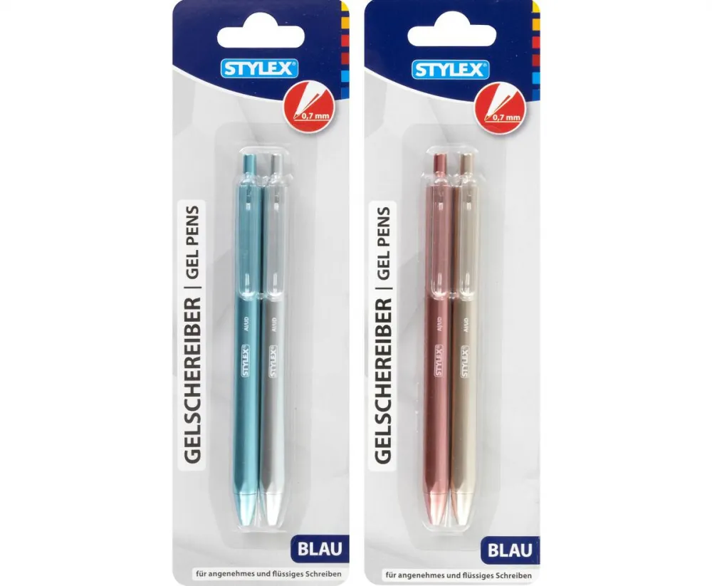 Gelschreiber Metallic 2 Stk