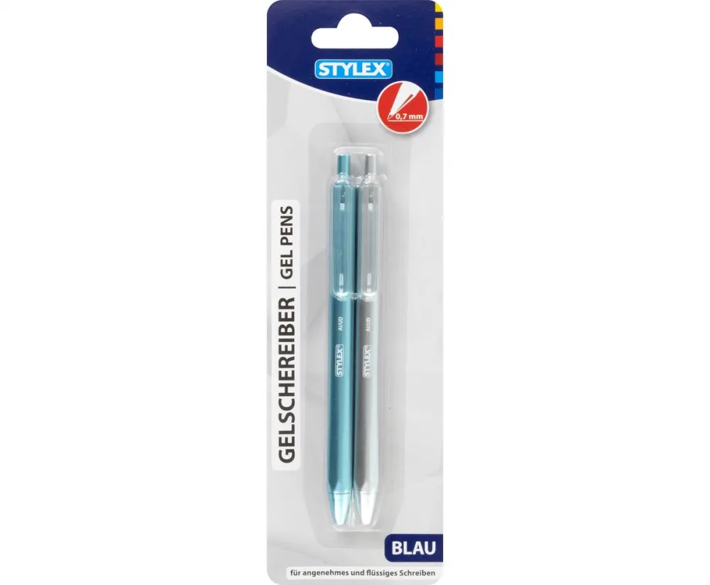 Gelschreiber Metallic 2 Stk