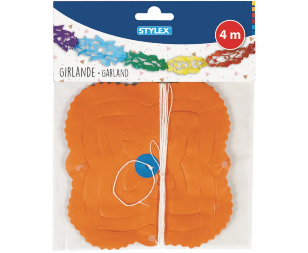 Girlande 4 m 4-fach sortiert