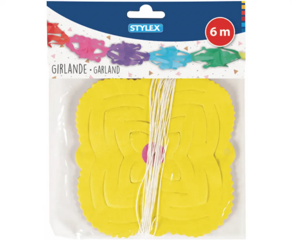 Girlande 6 m 4-fach sortiert