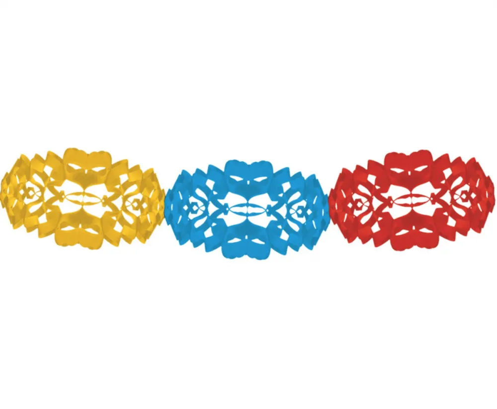 Girlande 6 m 4-fach sortiert