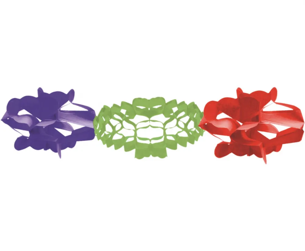 Girlande 6 m 4-fach sortiert